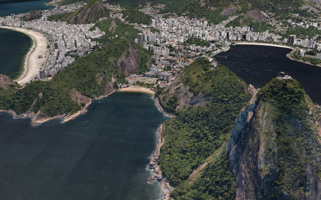 Rio de Janeiro, Brazil - Visualized in 3D using Cesiumjs (Web GIS) & Google Photorealistic 3D Tiles