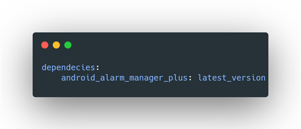 add dependency for android_alarm_manager_plus.